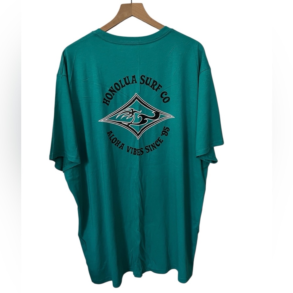 NWT Honolua Surf Co T-shirt Teal Diamond 4XL